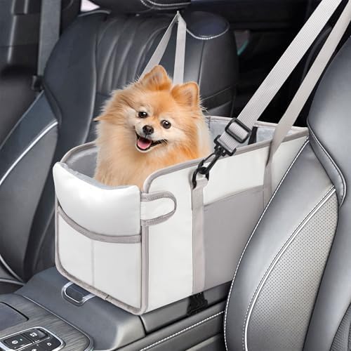 Portable Dog Car Seat for Small Dogs, Puppy Car Seat by NECKORY