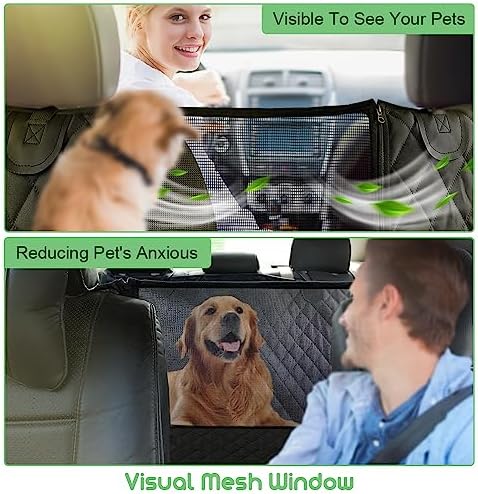Vailge 100% Waterproof Convertible Dog Car Seat Covers, 100% Waterproof Dog - Image 2