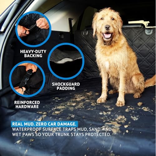 Bulldogology SUV Cargo Liner for Dogs 55"x82" Heavy Duty Pet Trunk Cargo Cover - Image 3