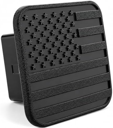 2" American Flag Hitch Cover Plug by AutoAccessores