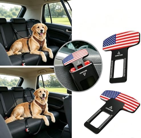4 Pack Clips for Dogs, Cats Travel Harness Decorative Car Interior Clips - Image 3