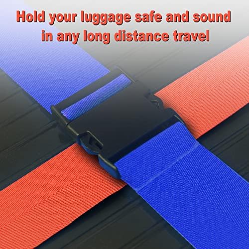 Chelmon Luggage Straps for Suitcases TSA Approved Travel Essentials 4 Pack - Image 4