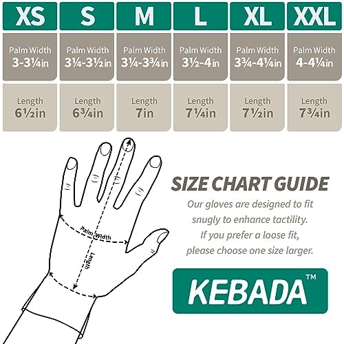 Kebada W1 Work Gloves for Men and Women, PU Coated Safety Gloves - Image 6