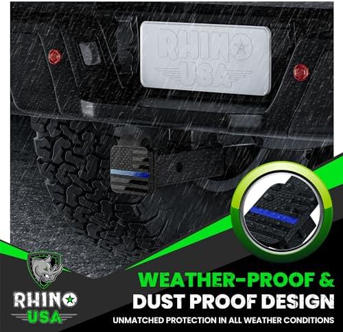 Rhino USA American Flag Trailer Hitch Cover - Image 6
