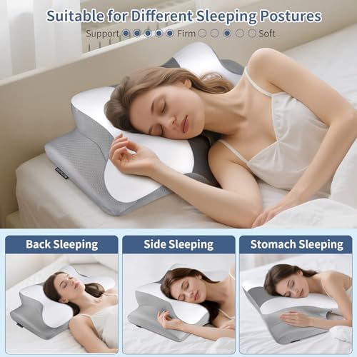 Cervical Pillow for Neck Pain Relief, Ergonomic Neck Pillow for Sleeping - Image 6