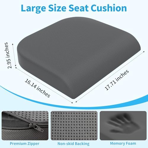 TranquilRelax Memory Foam Seat Cushion - Image 3