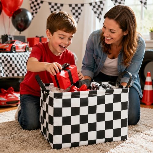 MAIZMZ Rectangular Storage Basket Collapsible Organizer Bin Waterproof Toy Box - Image 6