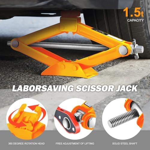 PM PERFORMOTOR 1.5 Ton Scissor Lift Jack - Image 3
