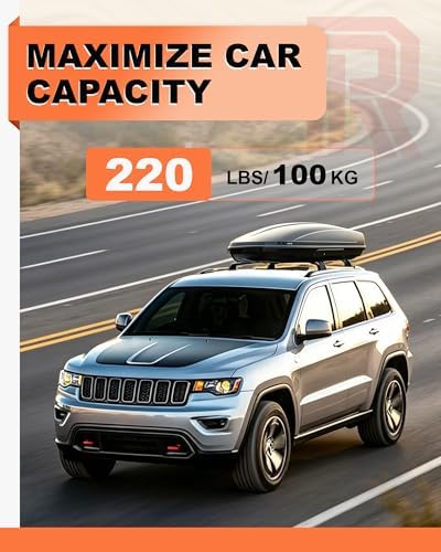 Upgraded 300LB Aluminum Roof Rack Cross Bars - Image 5
