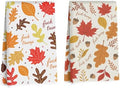 Autumn Maple Leaf Trump Kitchen Towels Funny Gifts by Lovdazzles