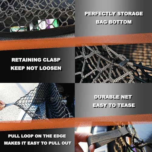 Cargo Net for Subaru Impreza Crosstrek Trunk Rear Tailgate Touring Netting - Image 5
