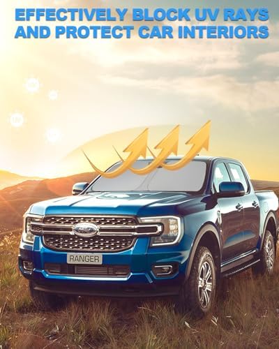 Foldable Front Windshield Sun Shade fit - Image 6