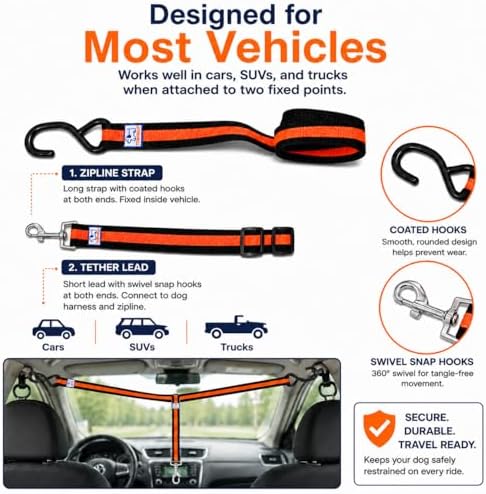 Dog Car Harness & Zipline System - Image 2