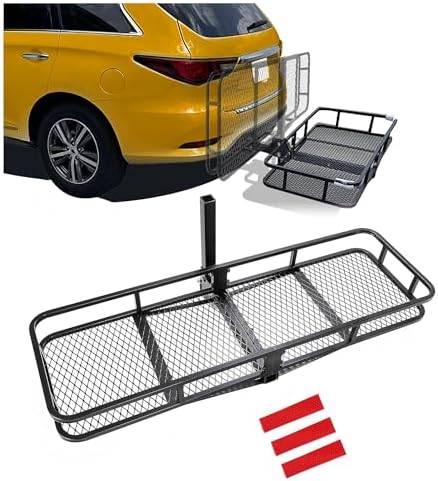 Hitch Cargo Carrier Rack 550lbs 60"x21"x6" Compatible - Image 2