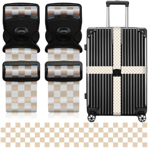 Luggage Straps for Suitcases, Travel Adjustable Belt by ZHOMA