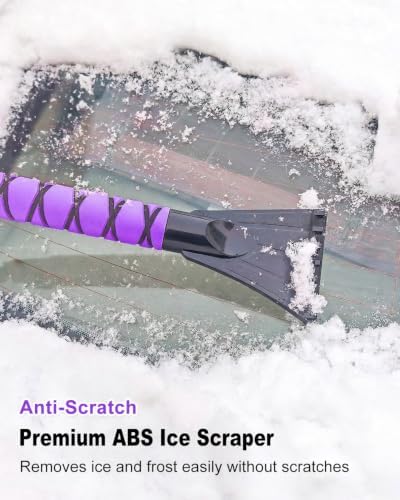 HEEYA Ice Scraper and Brush for Car, Extendable Snow Brush for Windshield - Image 5