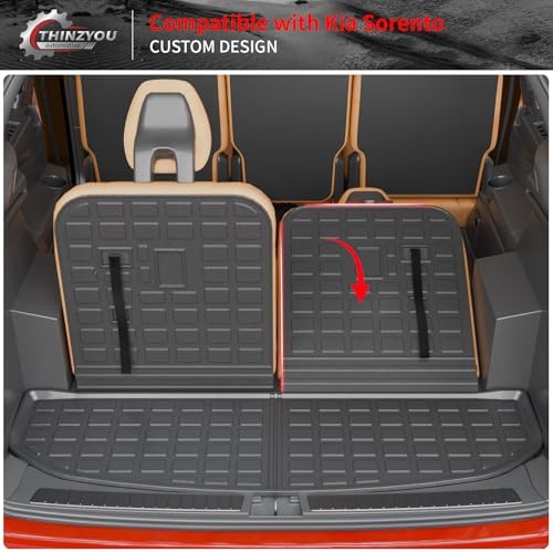 Trunk Mat with Backrest Mat for 2021-2025 2026 Kia Sorento - Image 6