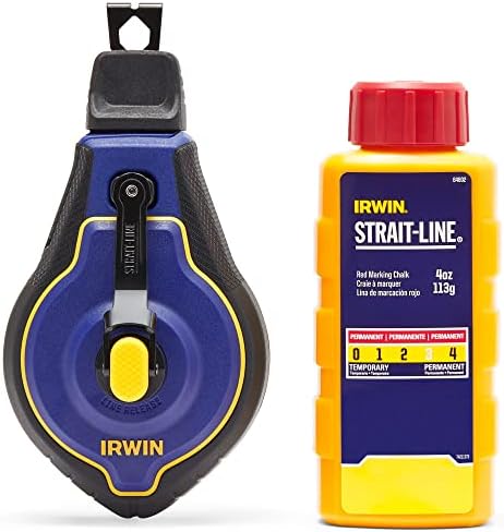 IRWIN Tools STRAIT-LINE Chalk Line, Speedline Pro Reel, 100 ft. by IRWIN