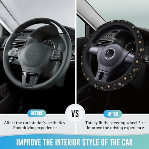 Steering Wheel Cover 15 Inch Breathable Anti Slip - Image 3