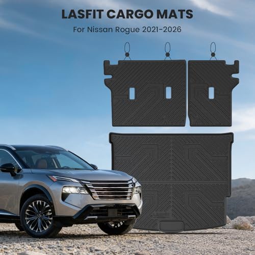 LASFIT Cargo Mats for Nissan Rogue 2026 2025 2024 2023 2022 2021 - Image 2