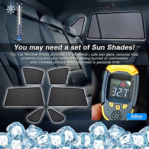 Powerty Car Window Shades for Toyota RAV4 2019-2025 Accessories Side Rear - Image 3