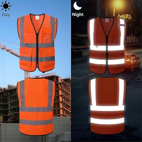 Safety Vest for Men Women Hi Vis Vest - Image 4