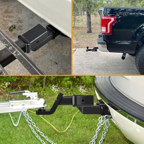 Nilight Trailer Hitch Extension 2 Inch Rise or Drop Extend 5" 7" 9" Length - Image 7