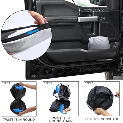 Foldable Front Windshield Sunshade fit - Image 4
