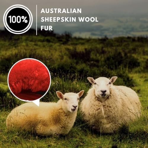 Andalus Brands Luxury Fluffy Car Steering Wheel Covers – Genuine Merino - Image 2