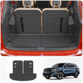Trunk Mat with Backrest Mat for 2021-2025 2026 Kia Sorento by Thinzyou