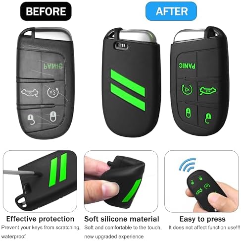 YOSRTER Key Fob Cover with Keychain - Image 3