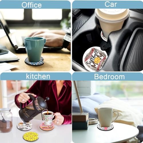 2Pack Sea Turtle Car Cup Holder Coaster Neoprene Car Coasters - Image 5