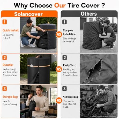 Tire Covers, Heavy Duty 420D Tire Cover - Image 2