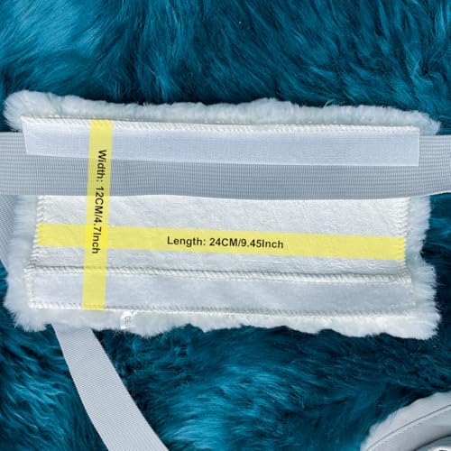 AOGELAN 2 Pack Fluffy Fuzzy Genuine Sheepskin Car Seat Belt Cover Pad Pink - Image 4