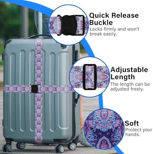 Luggage Straps for Suitcases, Travel Adjustable Belt - Image 2