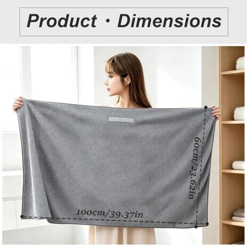 Hair Towel Turbans, 2 Pack Waffle Weave Hair Plopping Towel - Image 3