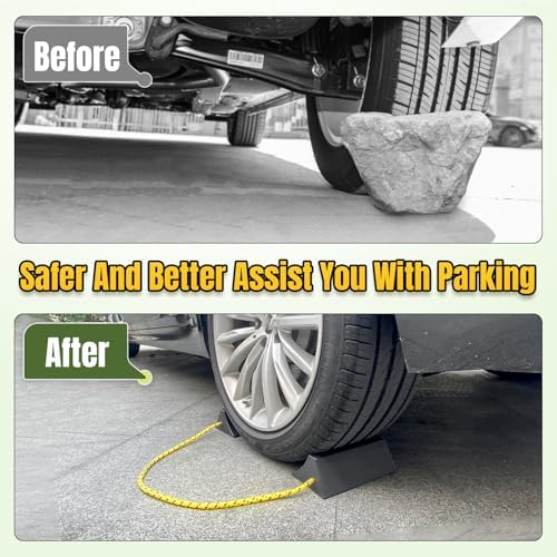 ROBLOCK Upgrade Wheel Chocks for Lightweight Travel Trailer Light Truck Car - Image 5