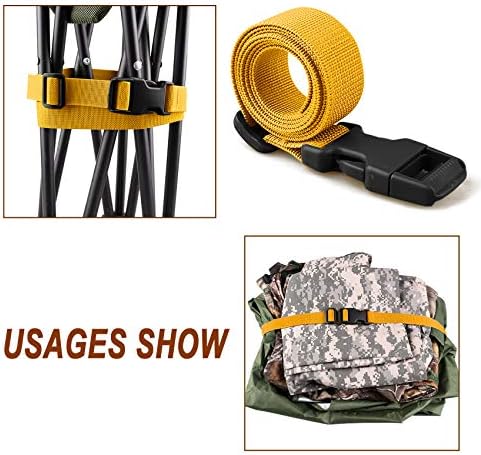 MAGARROW 24" 40" 60" 100" Strap Buckle Packing Straps Adjustable 1-Inch Belt - Image 3