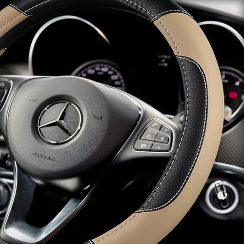 Leather Steering Wheel Cover for Ford F-150 - Image 3