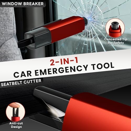Window Breaker Seatbelt Cutter, 2-in-1 Car Emergency Escape Tool - Image 2