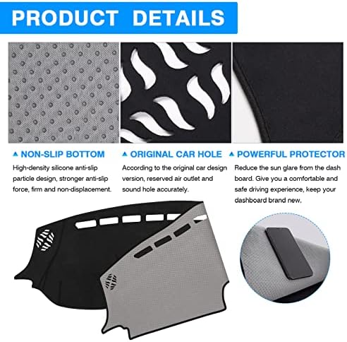 Autorder Dashboard Cover Mat for 2019-2023 2024 2025 2026 Dodge Ram 1500 2500 - Image 6