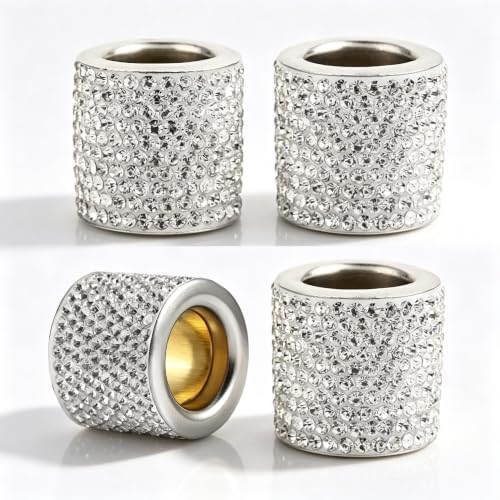 4PCS Bling Auto Headrest Decor Rings - Image 3
