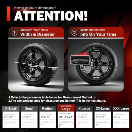 Explore Land Tire Covers 2 Pack Fit Tire Diameters 29"-31.75" - Image 3