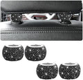 XINLIYA 4 Pack Car Headrest Collars, Bling Car Head Rest Collars Rings Decor by XINLIYA