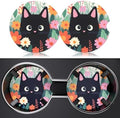 2 Pack Car Cup Holder Coaster, 2.63 inch Anti Slip Insert Absorbent Ceramic Car by Heainaiyoo