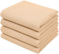 Homaxy 100% Cotton Waffle Weave Kitchen Dish Towels 4-Pack by Homaxy