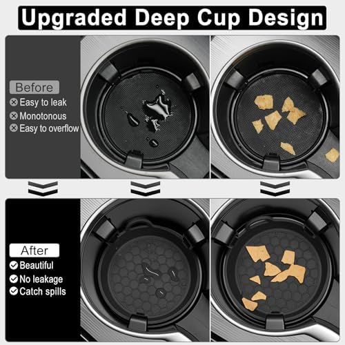 SINGARO Car Cup Holder Coaster, Universal Non-Slip Cup Holders, Car Interior - Image 2