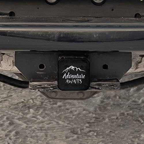 Swono Adventure Awaits Hitch Covers 2 Inch Inspiration Quote Adventure - Image 5