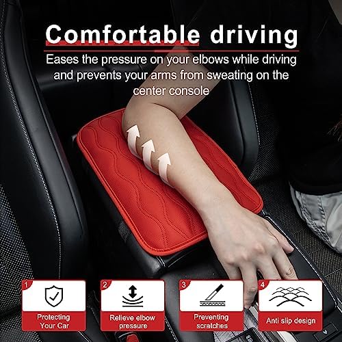 Amiss Auto Center Console Pad, Universal Waterproof Car Armrest Seat Box Cover - Image 4