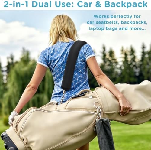 Waterproof Neoprene Car Seat Belt Cover, 19.5 Inch - Image 5